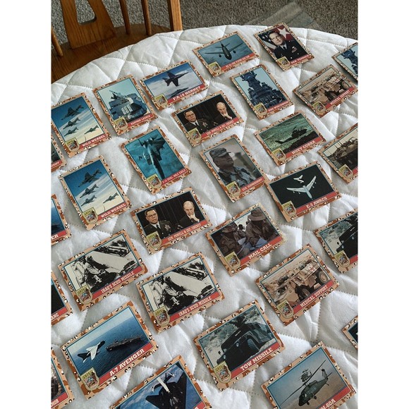 1991 Lot of 57 TOPPS Desert Storm 2nd Series Trading Cards Vintage 🇺🇸🇺🇸 - Picture 9 of 12